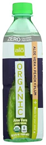 Alo Organic Peach Plum Aloe Vera Juice, 16.9 FZ - Image 3
