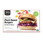 365 by Whole Foods Market, Burger Plant Based Smoky Spicy, 10 Ounce
