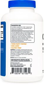 Nutricost Caffeine with L-Theanine, 100mg of Each, 240 Capsules, 240 Servings - Non-GMO and Gluten Free - Image 4