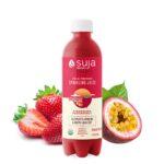 Suja Organic Elements Cold-Pressed Strawberry Passionfruit Sparkling Juice, Probiotic Fruit Juice with Active Cultures, Immunity Boost & Digestion Support, Vegan & Gluten-Free (12 Fl Oz)