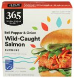 365 By Whole Foods Market, Frozen, Wild Salmon Burger MSC, 8 Ounce