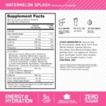 Optimum Nutrition Amino Energy Plus Electrolytes Energy Drink Powder, Caffeine for Pre-Workout Energy, Amino Acids / BCAAs for Post-Workout Recovery, Watermelon Splash, 30 Servings- Packaging May Vary - Image 4