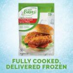 Just Bare Chicken Lightly Breaded Spicy Breast Fillets | Fully Cooked |16 G Protein | Frozen |1.50 LB - Image 6