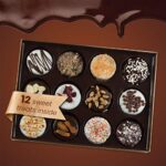 Barnett's Christmas Chocolate Gift Baskets, 12 Cookie Chocolates Box, Covered Cookies Mens Holiday Gifts, Gourmet Prime Food Idea, Candy Basket Delivery For Her Men Women Families, Thanksgiving Ideas - Image 3