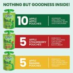GoGo squeeZ Fruit on the Go Variety Pack, Apple Apple, Apple Banana, & Apple Strawberry, - Tasty Kids Applesauce Snacks - Gluten Free Snacks for Kids - Nut & Dairy Free - Vegan Snacks, 3.2 Ounce (Pack of 20) - Image 3